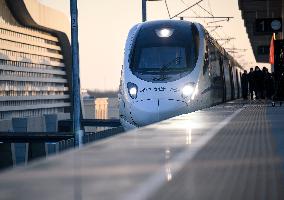 CHINA-NINGXIA-ZHONGWEI-HIGH-SPEED RAILWAY-OPERATION (CN)