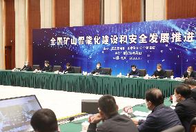 CHINA-BEIJING-WANG YONG-INTELLIGENT AND SAFE DEVELOPMENT OF MINES-VIDEO CONFERENCE (CN)