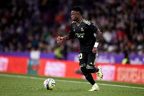 Real Valladolid vs Real Madrid CF - La Liga Santander