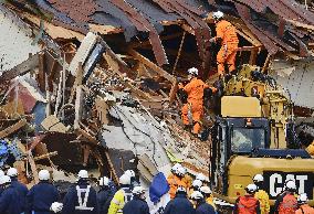 Landslide hits houses in northeastern Japan