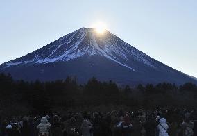 1st sunrise of 2023 at Mt. Fuji