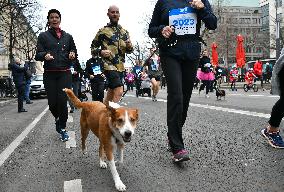 GERMANY-BERLIN-NEW YEAR-RUN