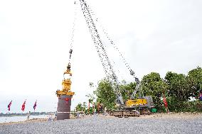CAMBODIA-KRATIE-BRIDGE CONSTRUCTION
