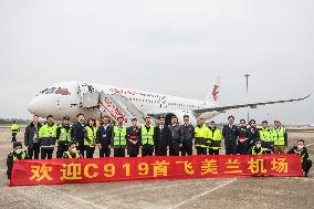 CHINA-HAINAN-C919-VALIDATION FLIGHT PROCESS (CN)