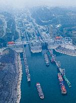 #CHINA-HUBEI-THREE GORGES DAM-SHIPPING THROUGHPUT (CN)