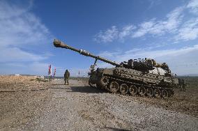 MIDEAST-GOLAN HEIGHTS-SYRIA-BORDER-ISRAELI ARMY