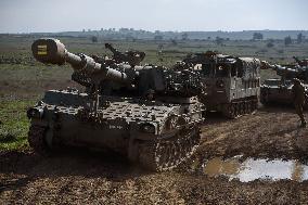 MIDEAST-GOLAN HEIGHTS-SYRIA-BORDER-ISRAELI ARMY