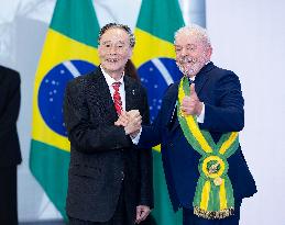 BRAZIL-BRASILIA-CHINESE VP-INAUGURATION CEREMONY-NEW BRAZILIAN PRESIDENT