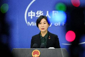 Chinese Foreign Ministry spokeswoman