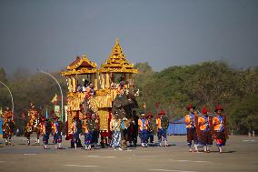 MYANMAR-NAY PYI TAW-75TH ANNIVERSARY OF INDEPENDENCE DAY