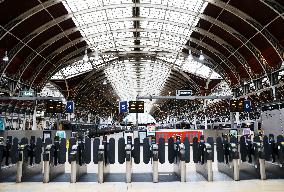 BRITAIN-LONDON-RAILWAY-STRIKE