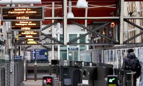 BRITAIN-LONDON-RAILWAY-STRIKE