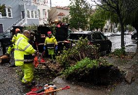 U.S.-SAN FRANCISCO-STORM-DAMAGE