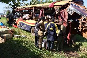 UGANDA-HIGHWAY-BUS ACCIDENT