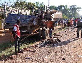 UGANDA-HIGHWAY-BUS ACCIDENT