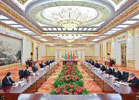 CHINA-BEIJING-LI KEQIANG-TURKMEN PRESIDENT-MEETING (CN)