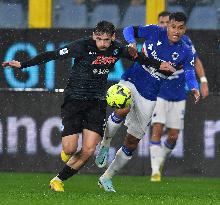 (SP)ITALY-GENOVA-FOOTBALL-SERIE A-SAMPDORIA VS NAPOLI