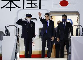 Japan PM Kishida's trips to Europe, N. America