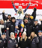 Alpine skiing: Shiffrin earns record-equaling WC victory