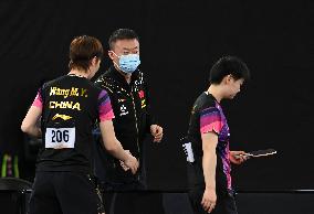 (SP)QATAR-DOHA-TABLE TENNIS-WTTC-ASIAN CONTINENTAL STAGE-WOMEN'S DOUBLES