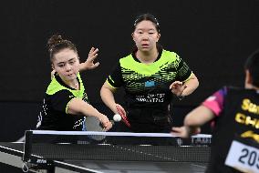 (SP)QATAR-DOHA-TABLE TENNIS-WTTC-ASIAN CONTINENTAL STAGE-WOMEN'S DOUBLES