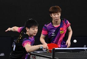 (SP)QATAR-DOHA-TABLE TENNIS-WTTC-ASIAN CONTINENTAL STAGE-WOMEN'S DOUBLES