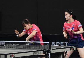 (SP)QATAR-DOHA-TABLE TENNIS-WTTC-ASIAN CONTINENTAL STAGE-WOMEN'S DOUBLES