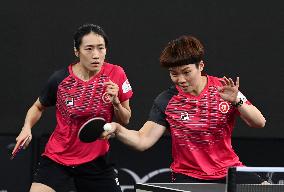 (SP)QATAR-DOHA-TABLE TENNIS-WTTC-ASIAN CONTINENTAL STAGE-WOMEN'S DOUBLES