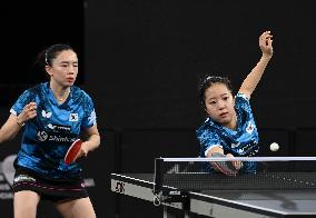 (SP)QATAR-DOHA-TABLE TENNIS-WTTC-ASIAN CONTINENTAL STAGE-WOMEN'S DOUBLES