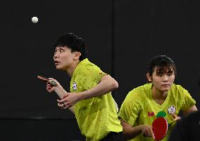 (SP)QATAR-DOHA-TABLE TENNIS-WTTC-ASIAN CONTINENTAL STAGE-WOMEN'S DOUBLES