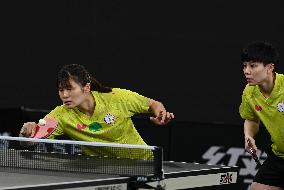 (SP)QATAR-DOHA-TABLE TENNIS-WTTC-ASIAN CONTINENTAL STAGE-WOMEN'S DOUBLES