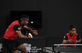(SP)QATAR-DOHA-TABLE TENNIS-WTTC-ASIAN CONTINENTAL STAGE-MIXED DOUBLES