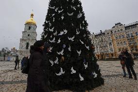 Christmas tree in Kyiv