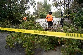 U.S.-CALIFORNIA-SAN MATEO-STORM-AFTERMATH