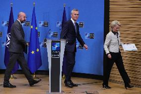 BELGIUM-BRUSSELS-NATO-EU-COOPERATION