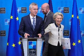 BELGIUM-BRUSSELS-NATO-EU-COOPERATION