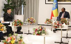 ETHIOPIA-ADDIS ABABA-PM-CHINA-FM-MEETING