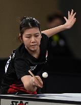 (SP)QATAR-DOHA-TABLE TENNIS-WTTC FINALS-ASIAN CONTINENTAL STAGE-WOMEN'S SINGLES