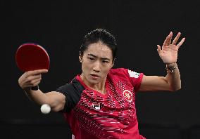 (SP)QATAR-DOHA-TABLE TENNIS-WTTC FINALS-ASIAN CONTINENTAL STAGE-WOMEN'S SINGLES