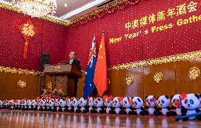 AUSTRALIA-CANBERRA-CHINESE AMBASSADOR-NEW YEAR'S PRESS GATHERING