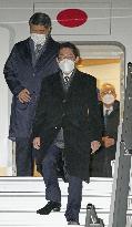 Japan PM Kishida arrives in Canada