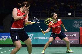(SP)MALAYSIA-KUALA LUMPUR-BADMINTON-MALAYSIA OPEN-WOMEN'S DOUBLES