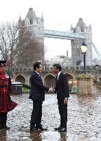 Japan PM Kishida in London
