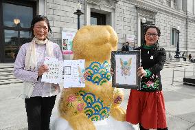 U.S.-SAN FRANCISCO-CHINESE LUNAR NEW YEAR-RABBIT FOREVER STAMP