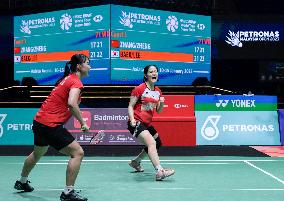 (SP)MALAYSIA-KUALA LUMPUR-BADMINTON-MALAYSIA OPEN-WOMEN'S DOUBLES