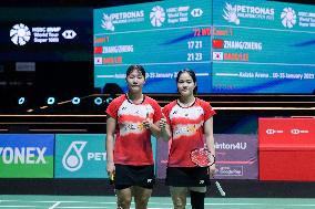 (SP)MALAYSIA-KUALA LUMPUR-BADMINTON-MALAYSIA OPEN-WOMEN'S DOUBLES