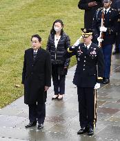 Japan PM Kishida at Arlington National Cemetery