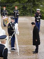 Japan PM Kishida at Arlington National Cemetery