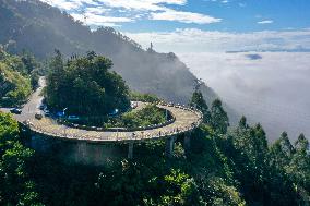 CHINA-FUJIAN-FUZHOU-ADVECTION FOG (CN)