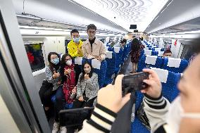 CHINA-GUANGZHOU-SHENZHEN-HONG KONG-EXPRESS RAIL LINK-RESUMPTION (CN)